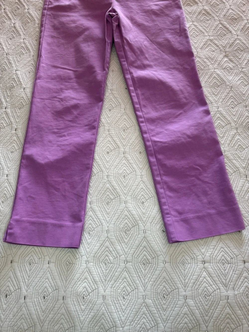 Boden Richmond Lavender Purple Lilac Ankle Pants Women's 6R Slim Tailored - Picture 8 of 16